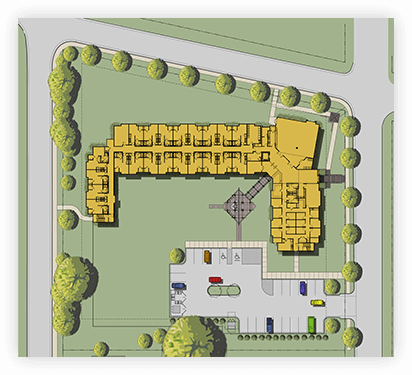 Map of Moore Place